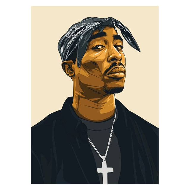 2Pac Portrait