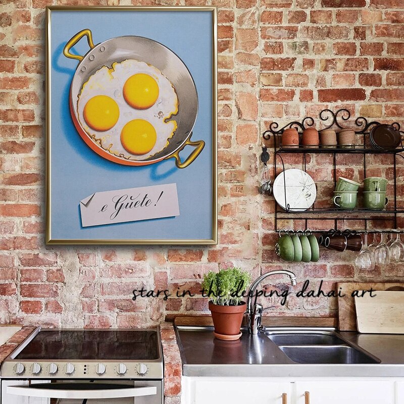 Rita Cookies, Butter , Omelette Canvas
